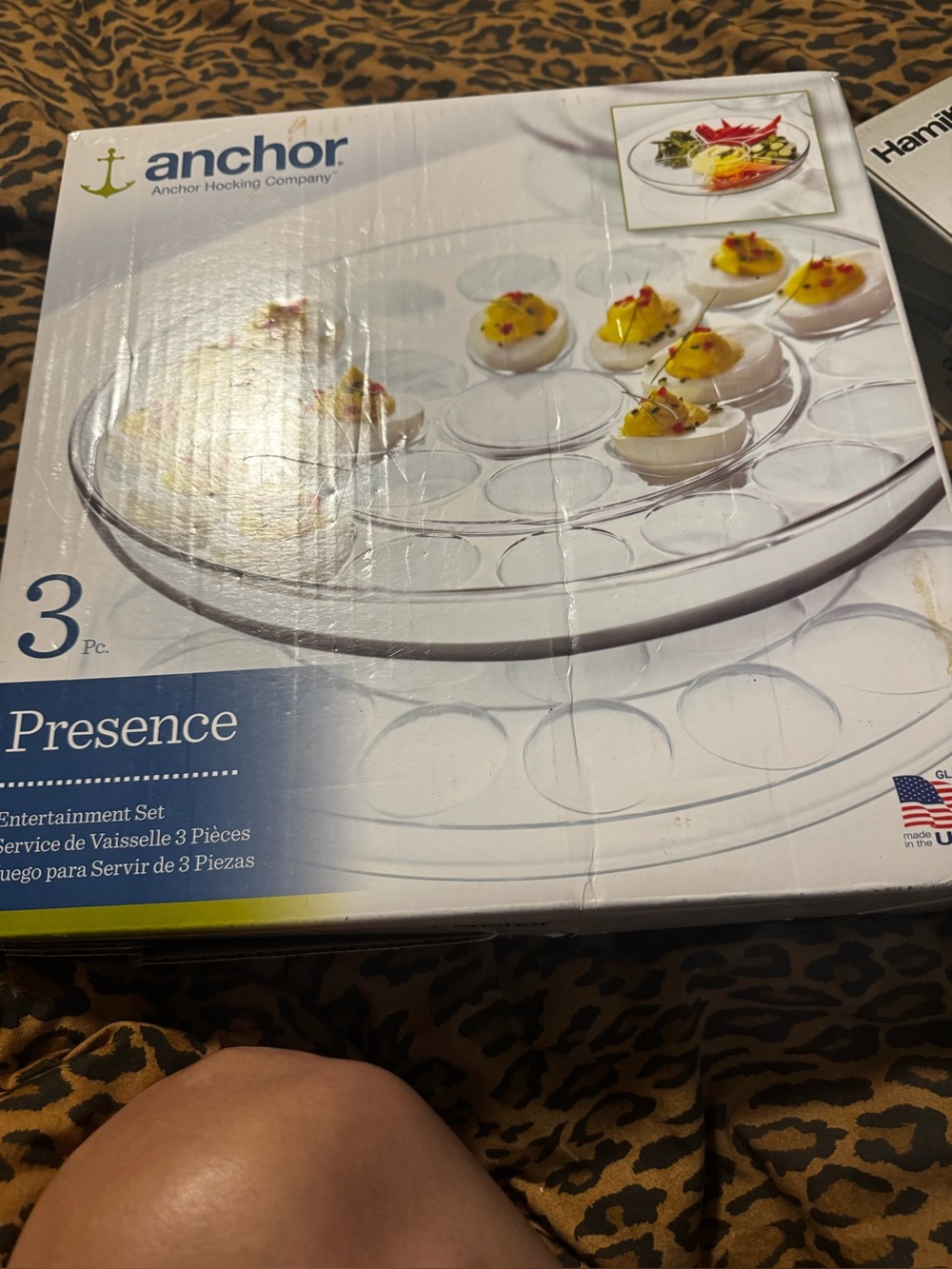 Chor Clear 3-Piece Entertaining Glass Serving Set